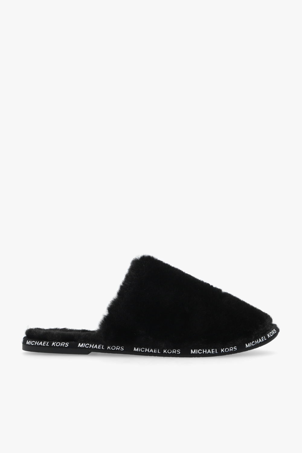 Black Frieda fur slides Michael Michael Kors Vitkac Italy